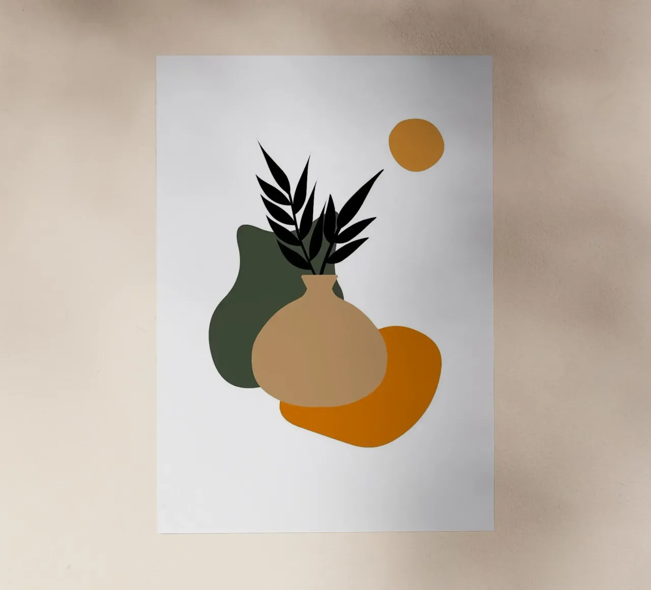 vaso pellicola backlit da Abstract Botanical Art