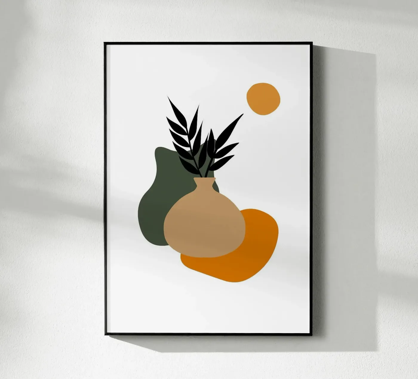 vase plexiglas de Abstract Botanical Art