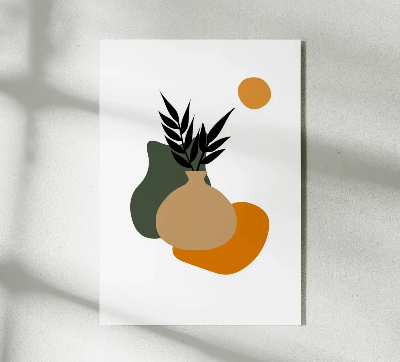 vase plexiglas de Abstract Botanical Art