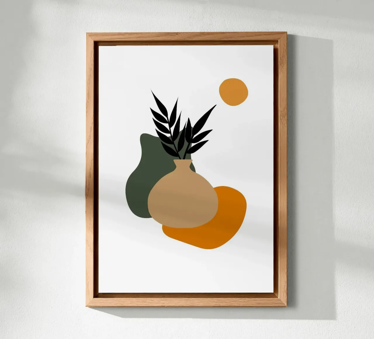 vaso alluminio dibond da Abstract Botanical Art