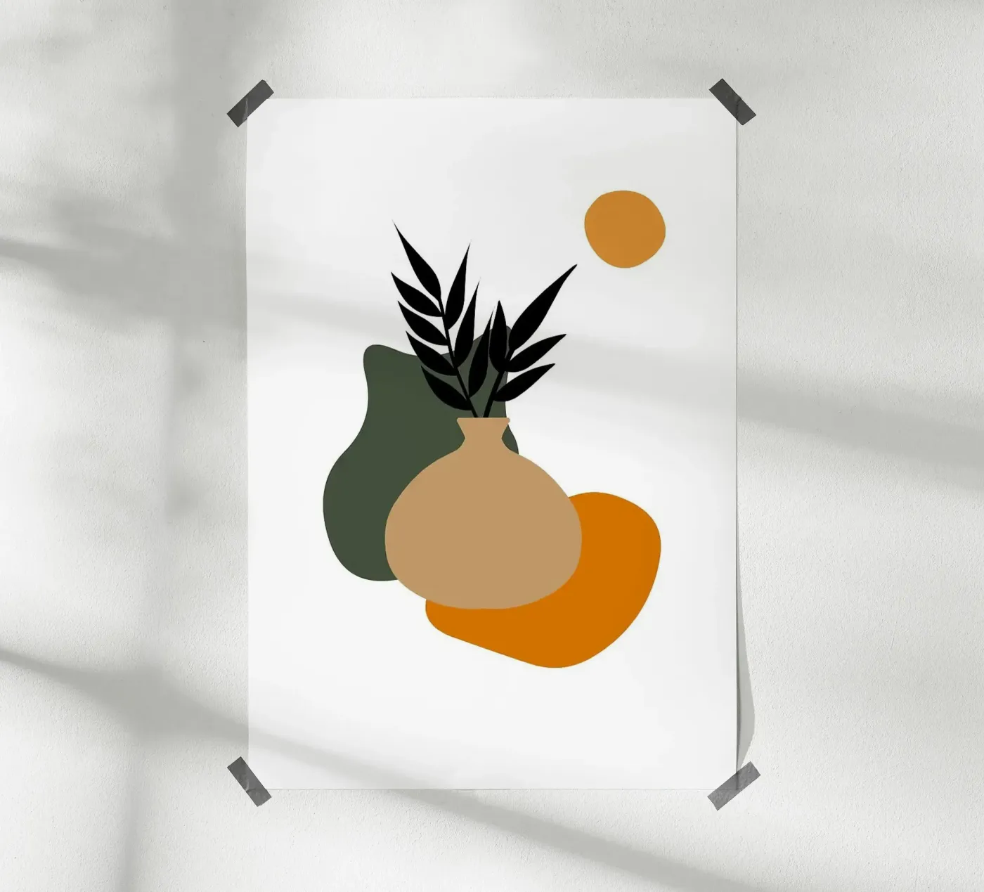 vase poster da Abstract Botanical Art