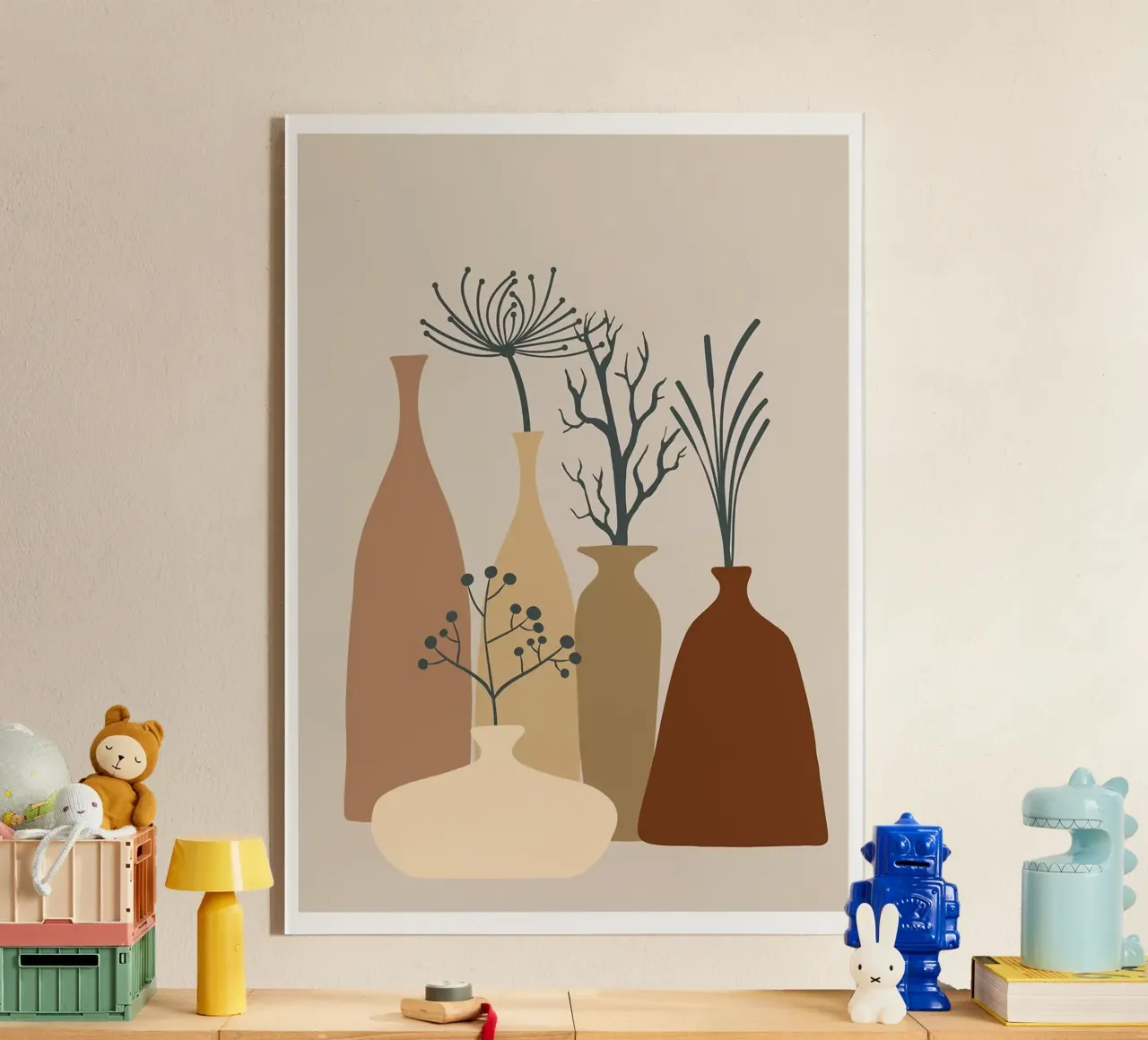 vasi plexiglass da Abstract Botanical Art