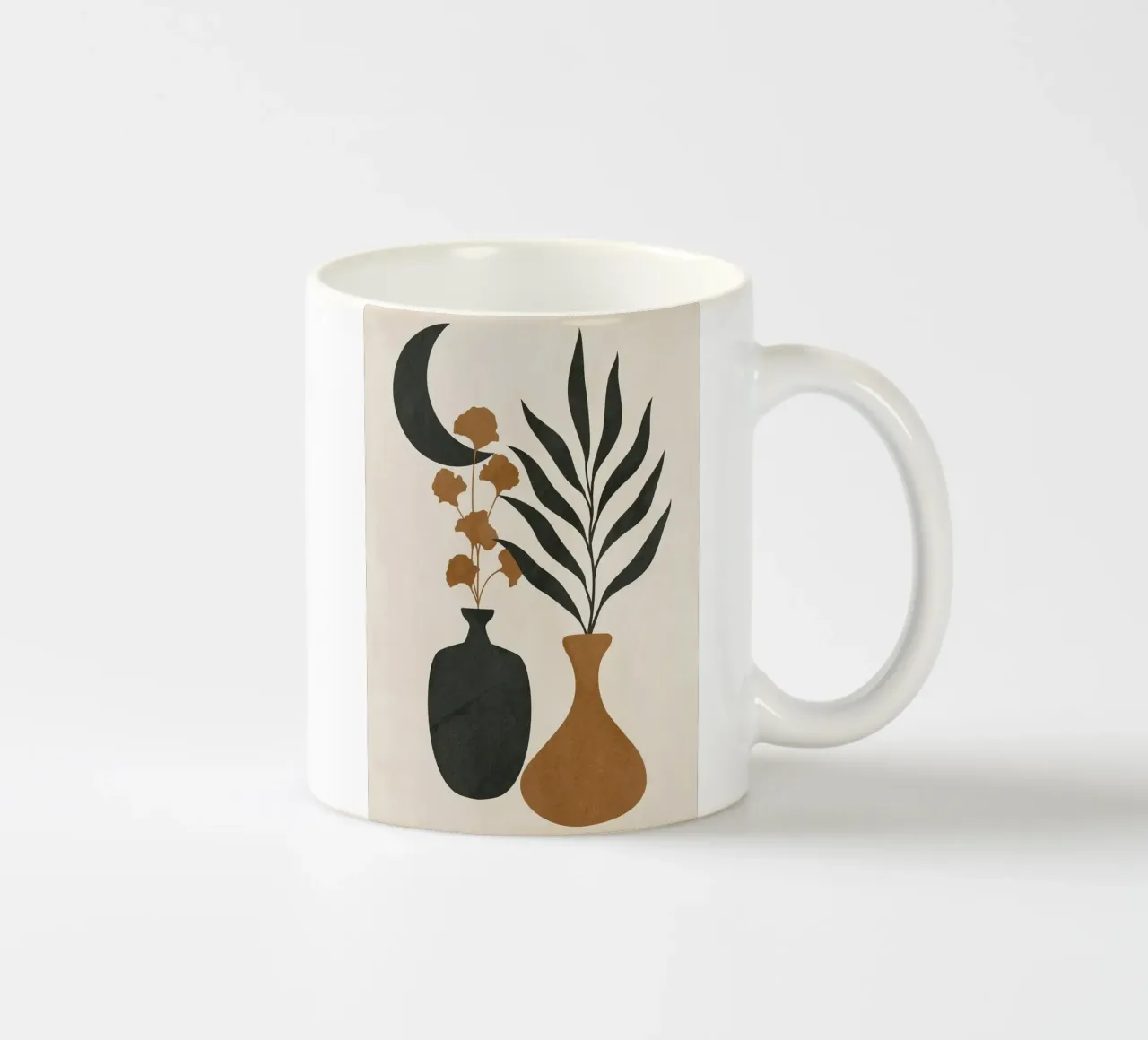 vasi tazza in ceramica da Abstract Botanical Art