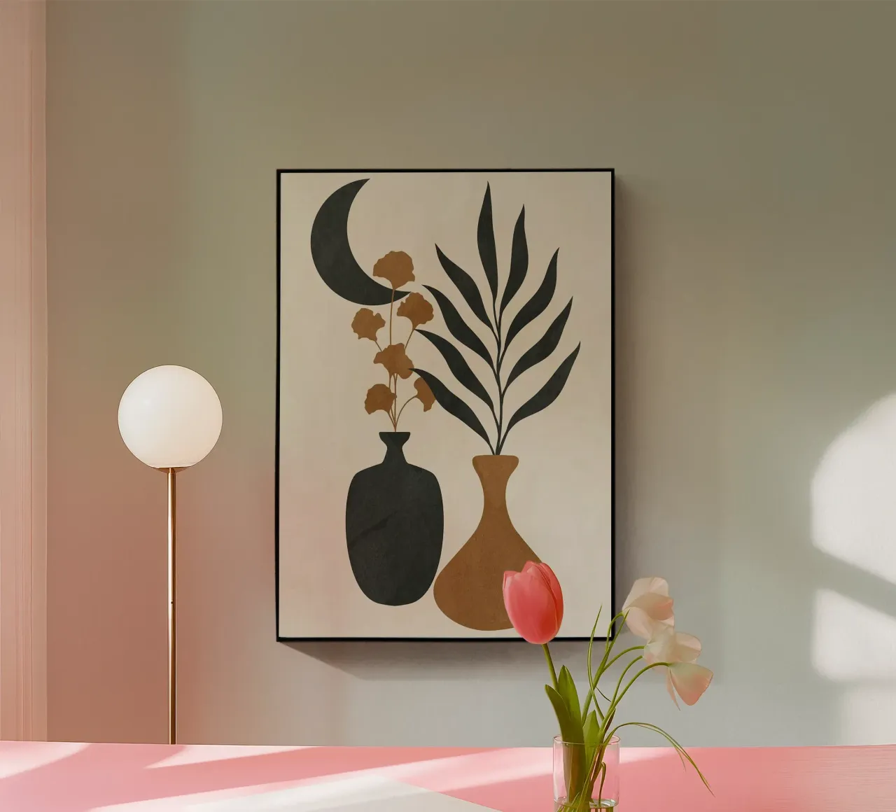 vasi plexiglass da Abstract Botanical Art