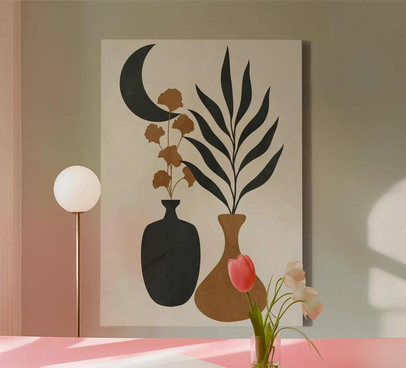 vasi tela da Abstract Botanical Art