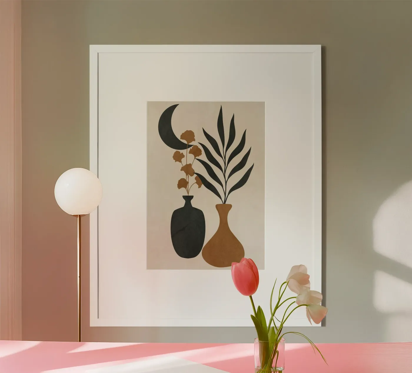 vases poster by Abstract Botanical Art