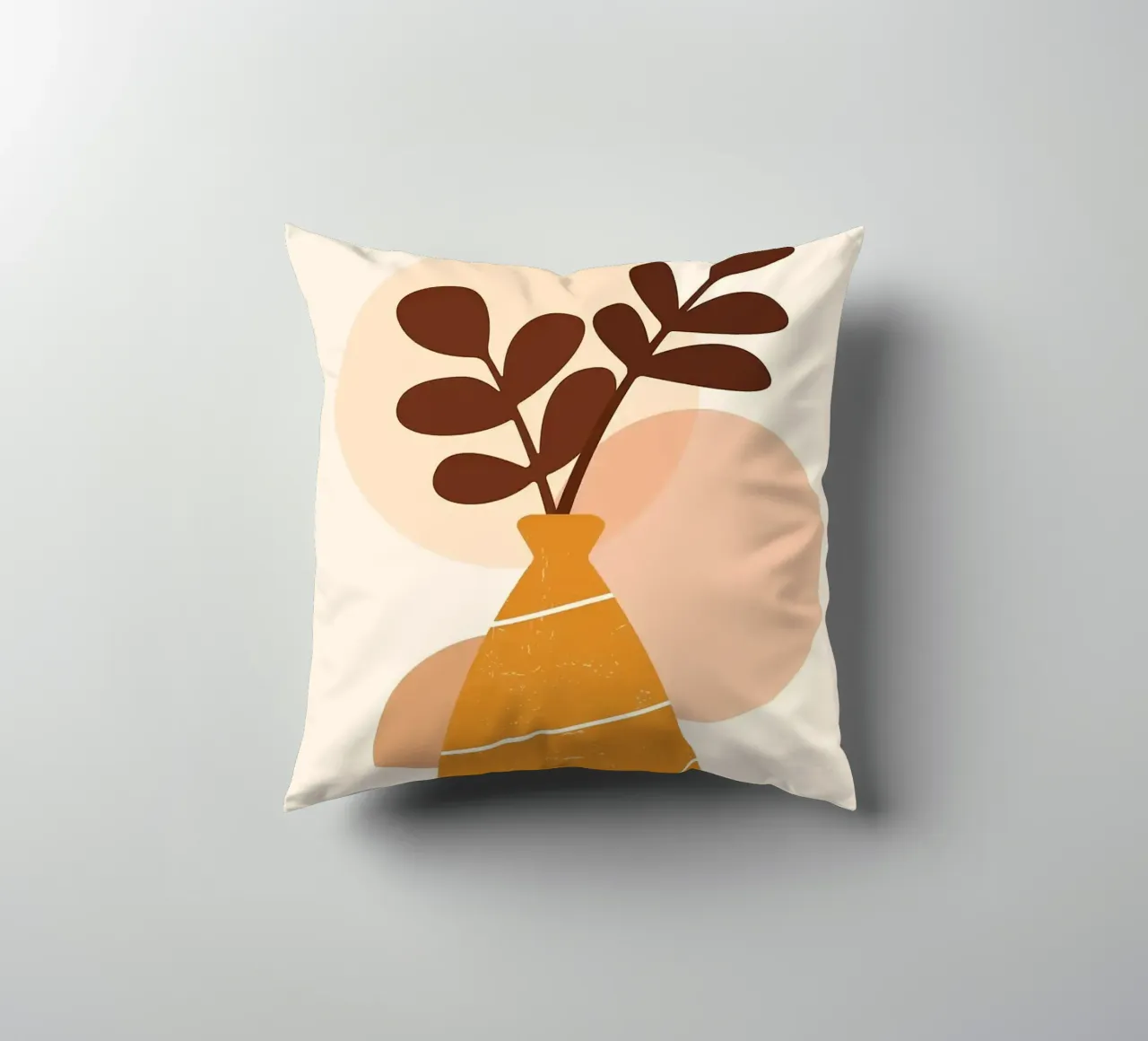 vaso cuscino da Abstract Botanical Art