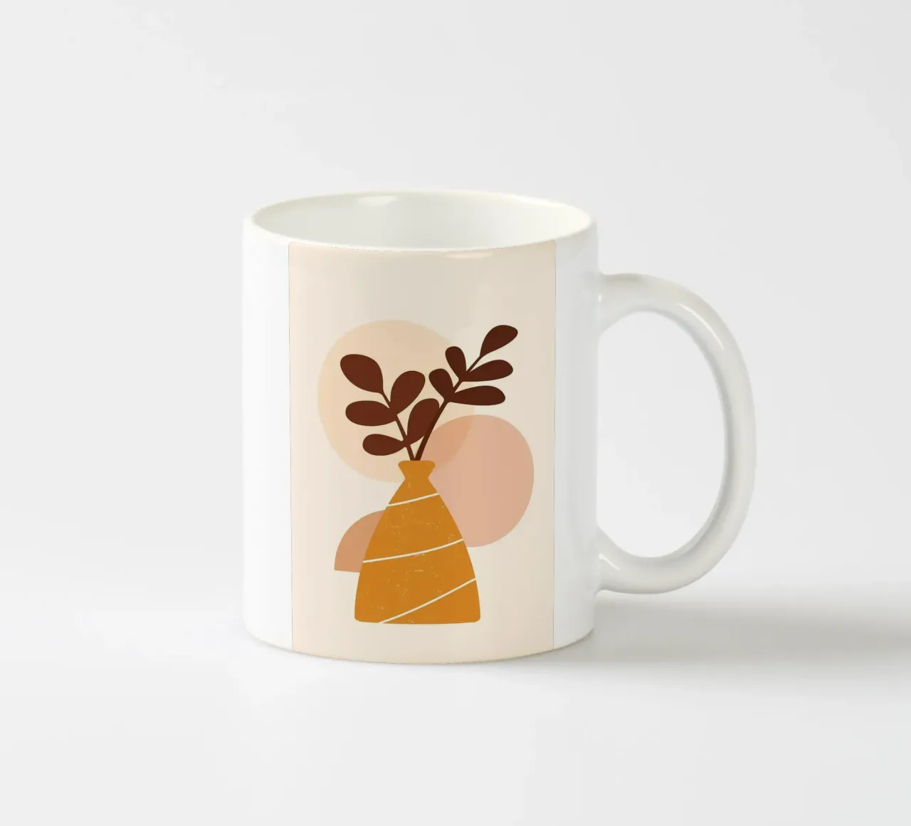 vaso tazza in ceramica da Abstract Botanical Art