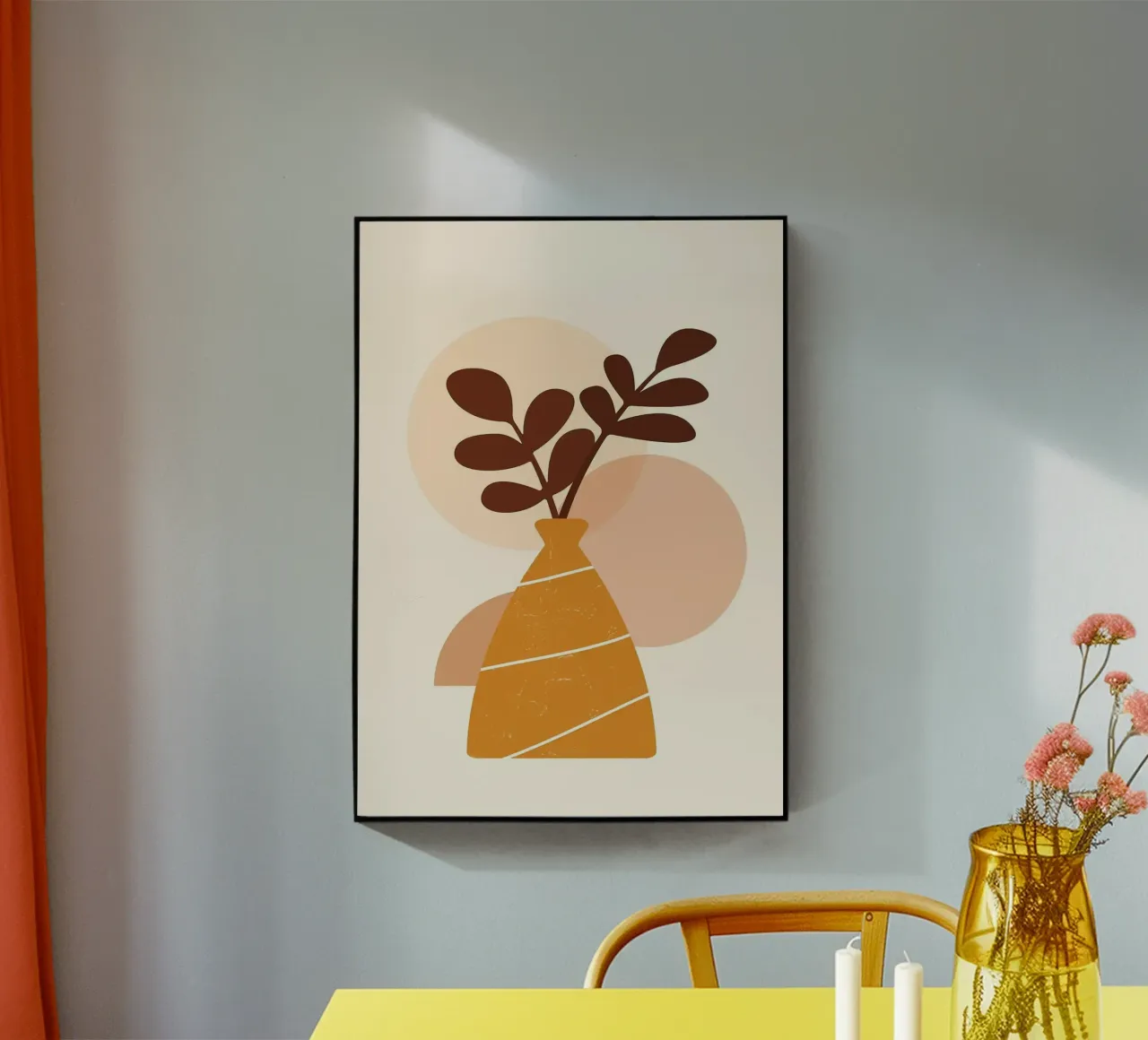 vaso plexiglass da Abstract Botanical Art