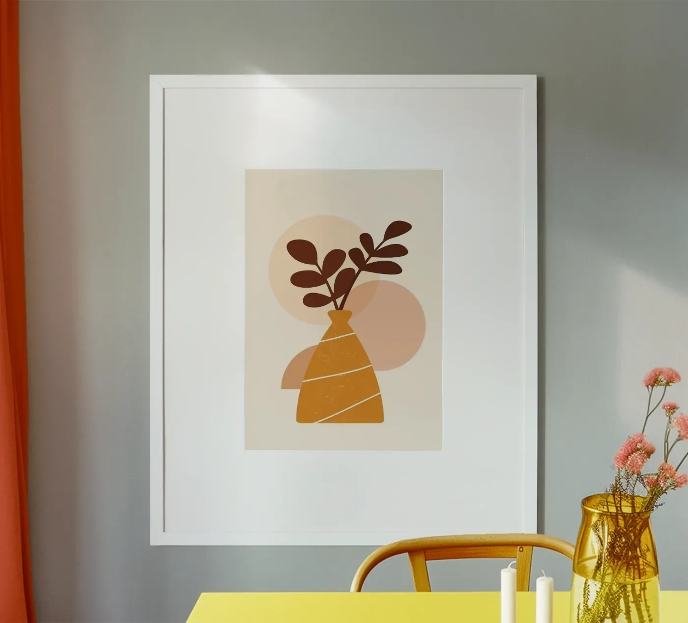 vaso poster da Abstract Botanical Art