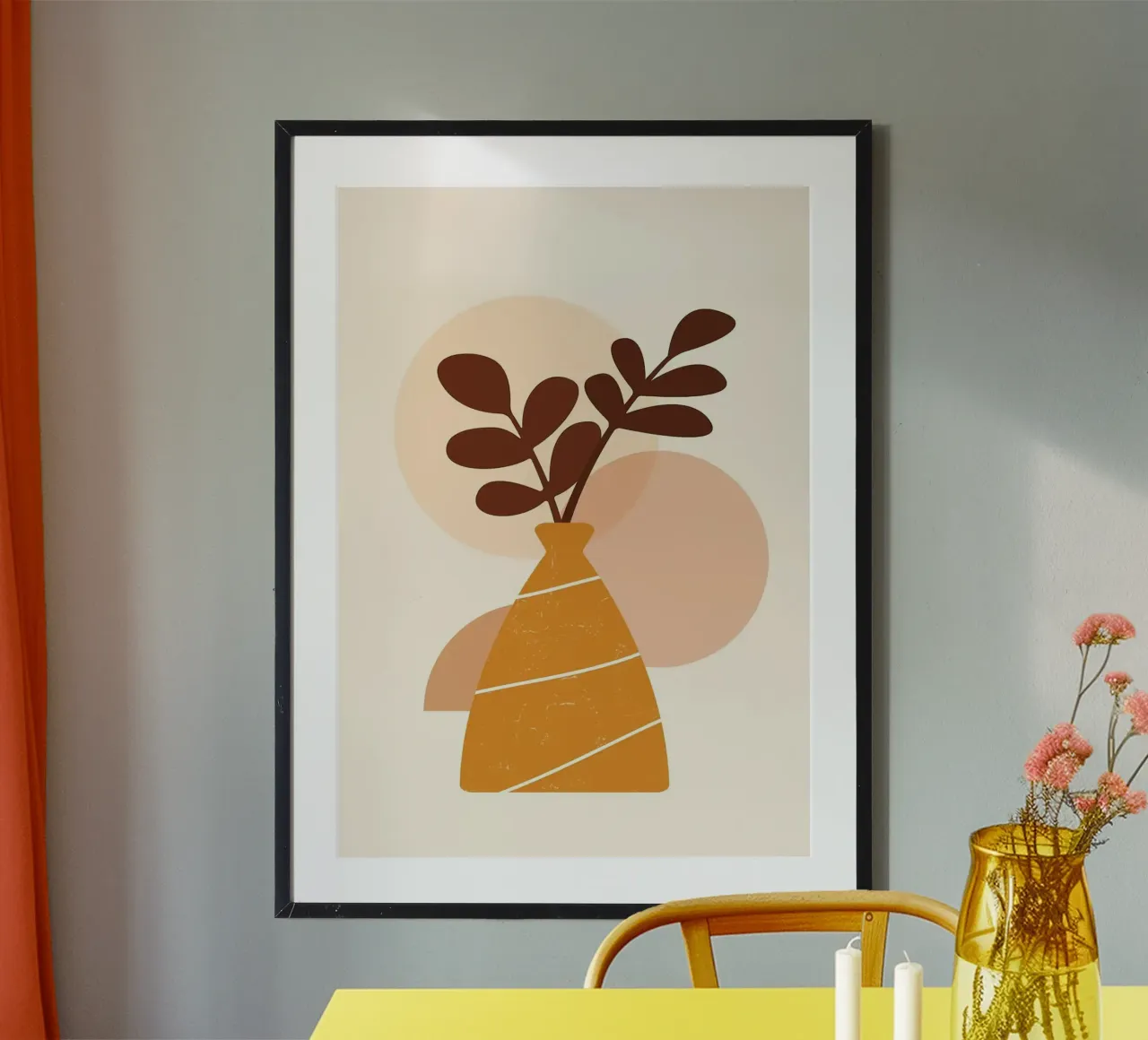 vaso poster da Abstract Botanical Art