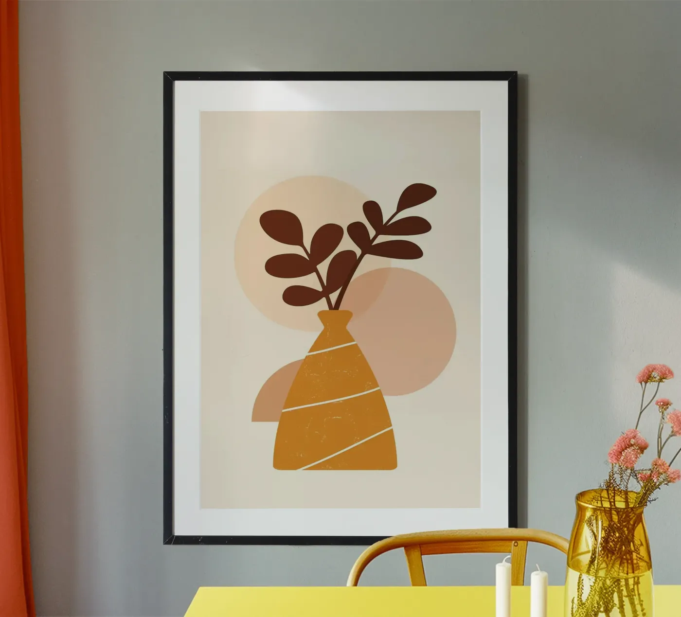 vaso poster da Abstract Botanical Art