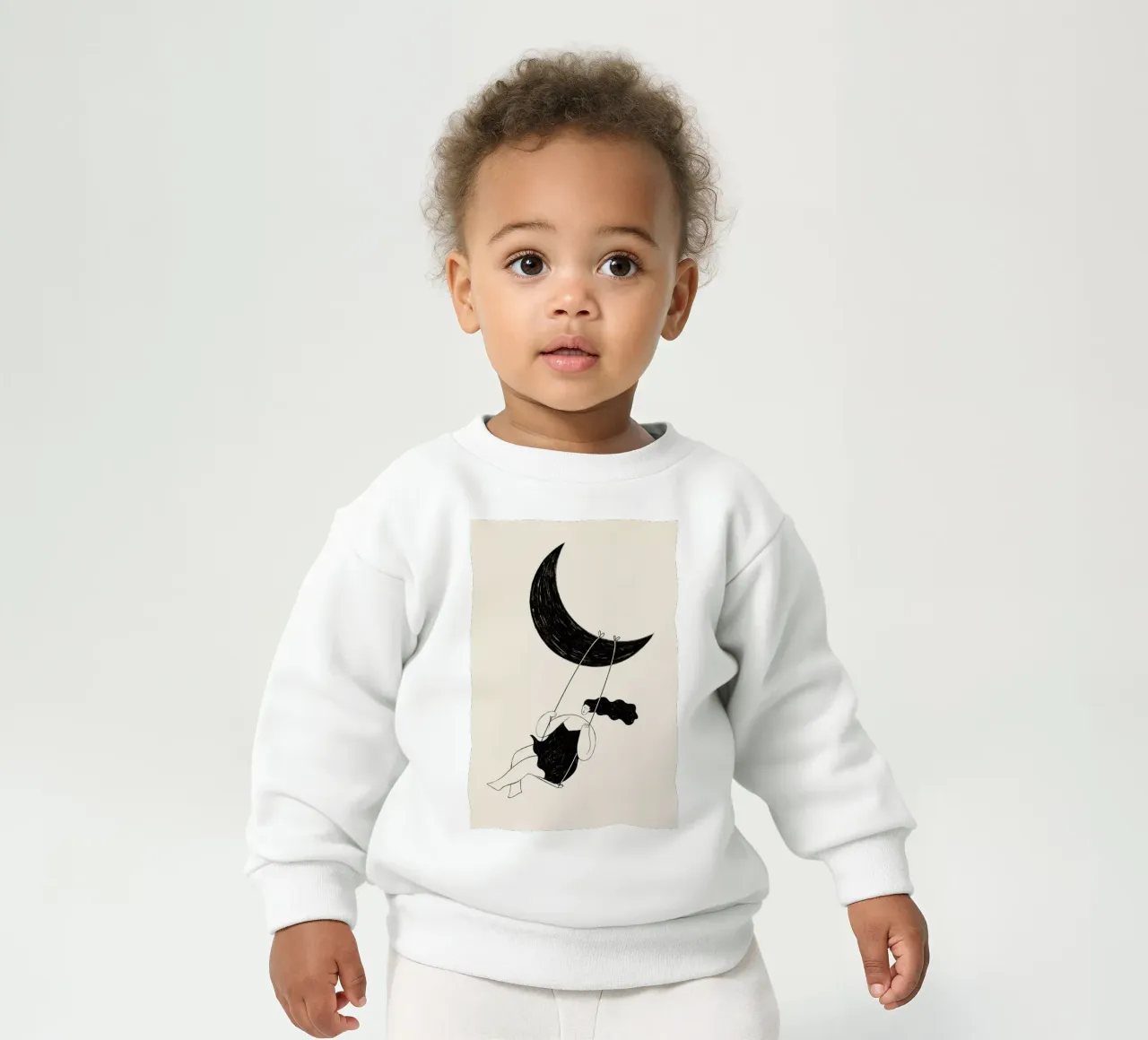 Crescent Swing sudadera de bebé de Graphite