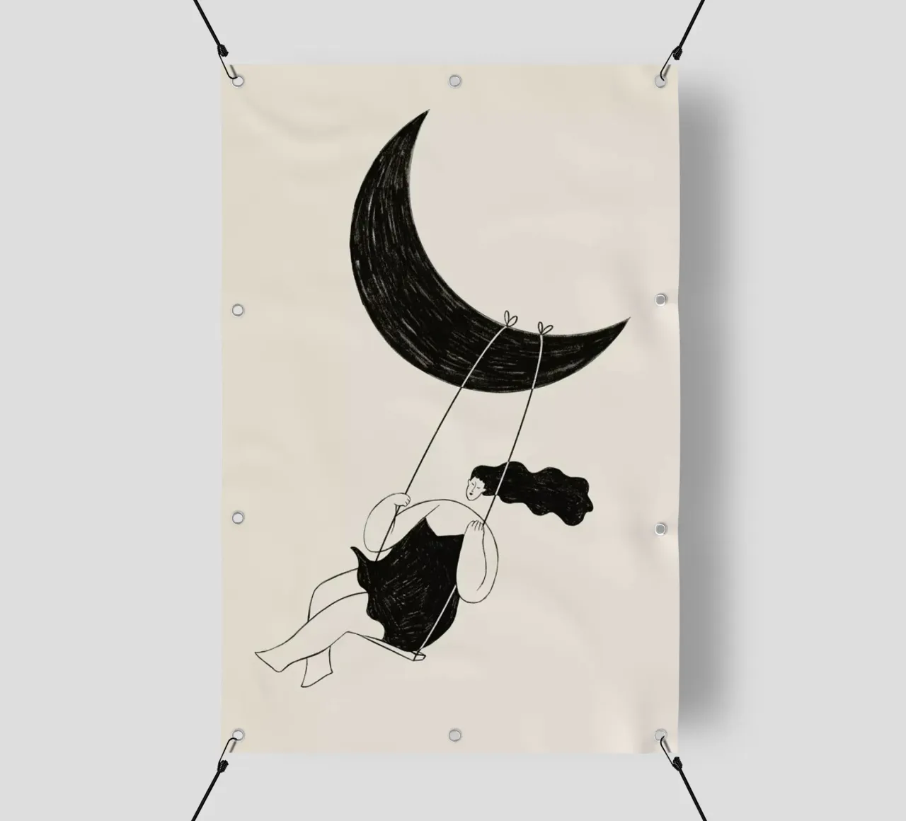 Crescent Swing telo in pvc da Graphite