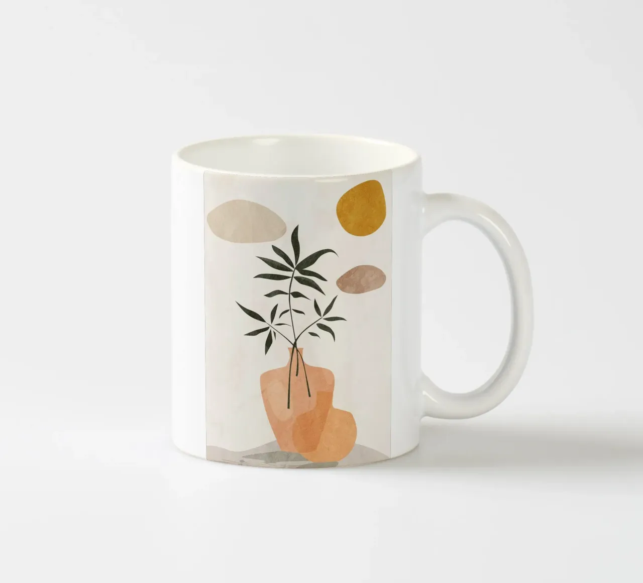 vaso tazza in ceramica da Abstract Botanical Art
