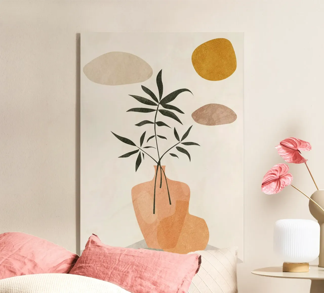 vaso plexiglass da Abstract Botanical Art