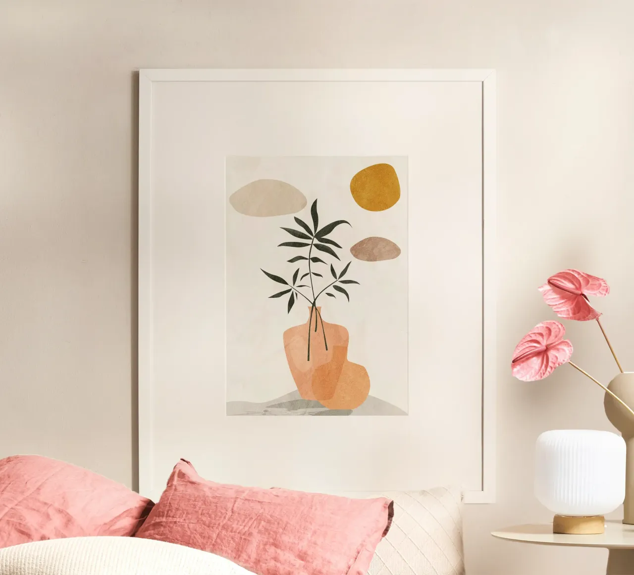 vase hahnemühle by Abstract Botanical Art