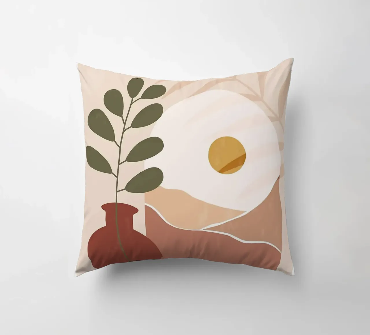 vaso cuscino da Abstract Botanical Art