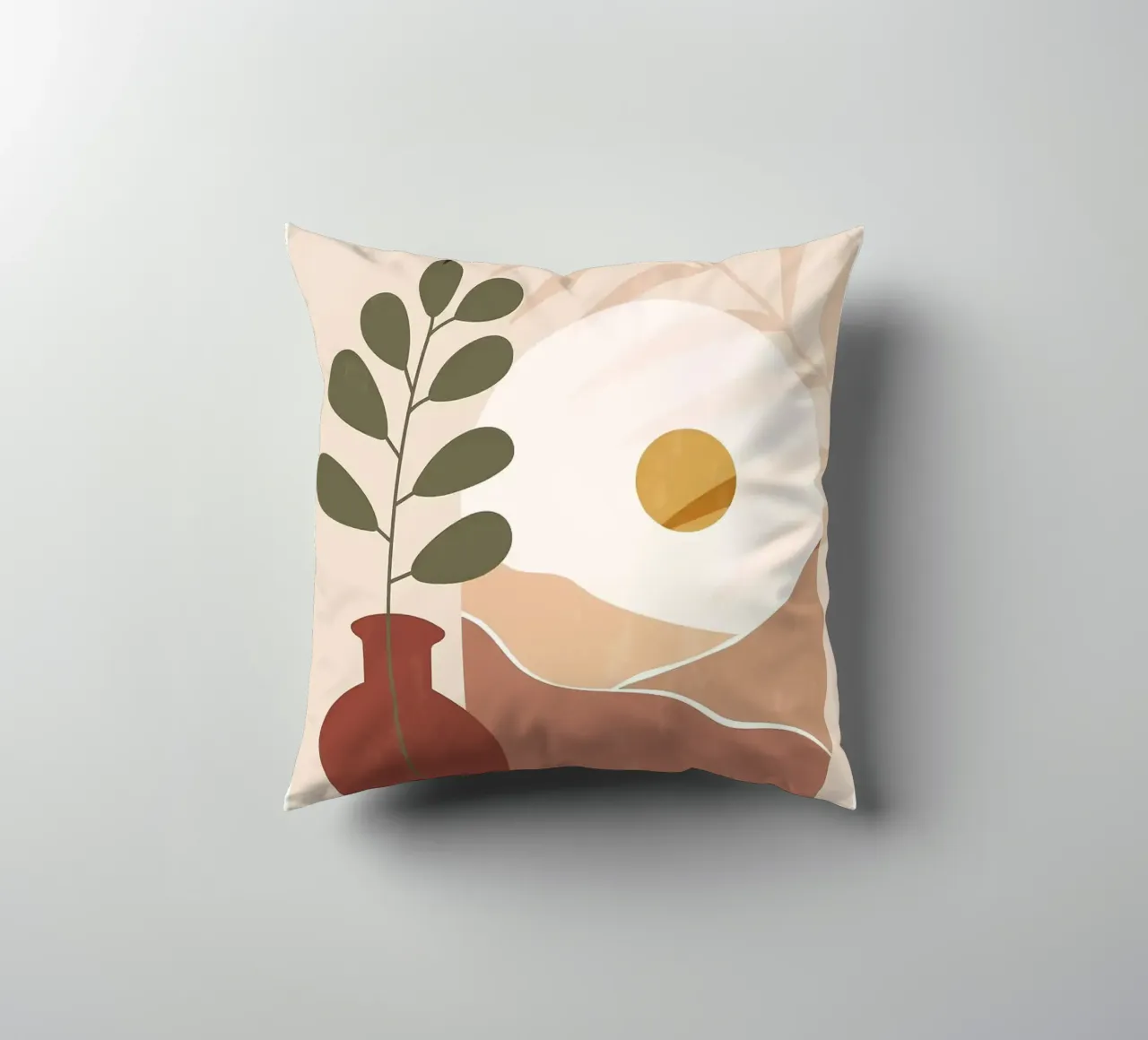 vaso cuscino da Abstract Botanical Art