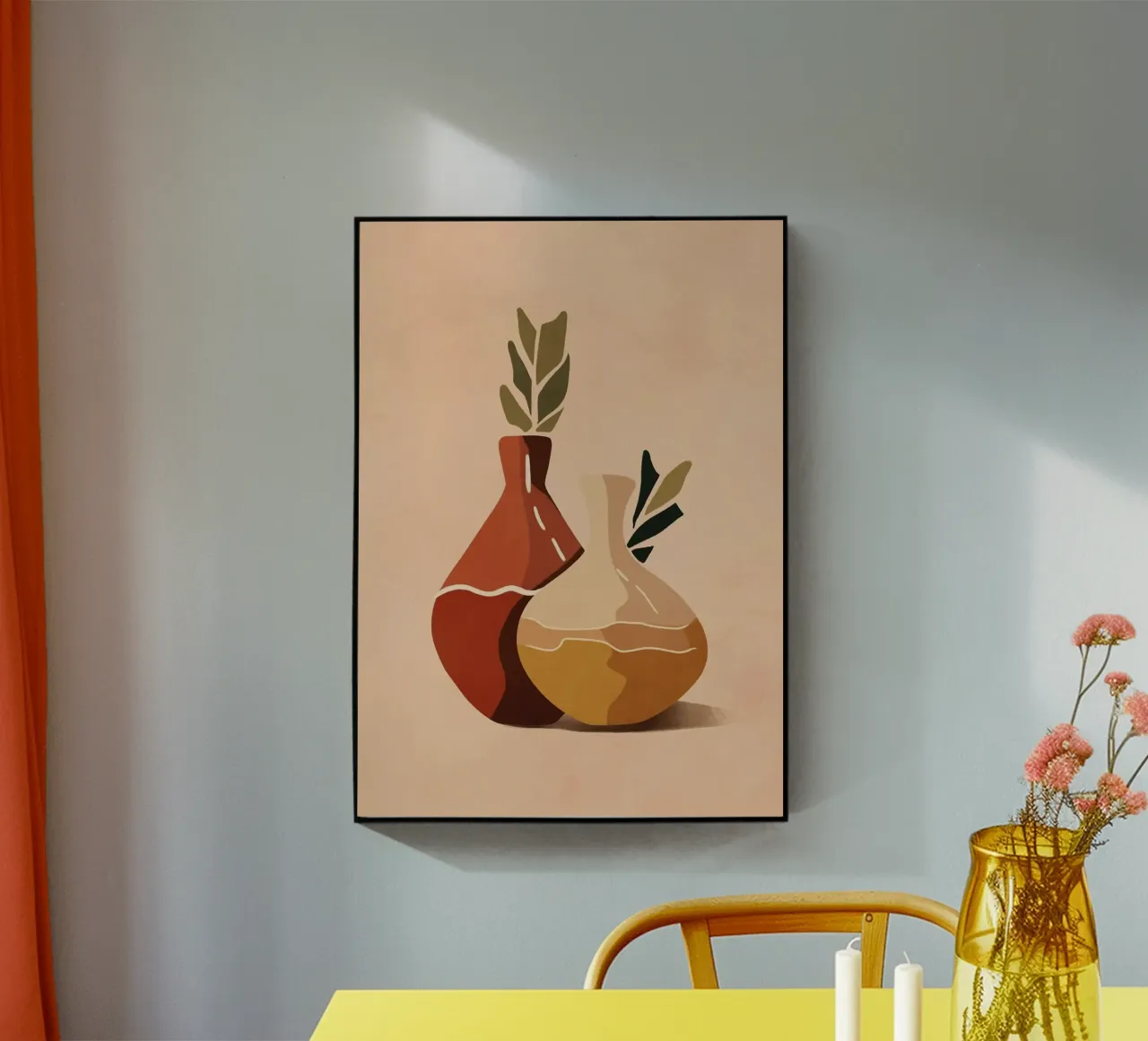 vaso plexiglass da Abstract Botanical Art