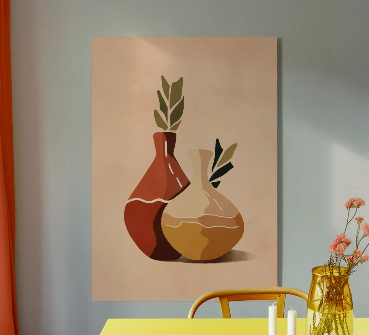 vaso plexiglass da Abstract Botanical Art