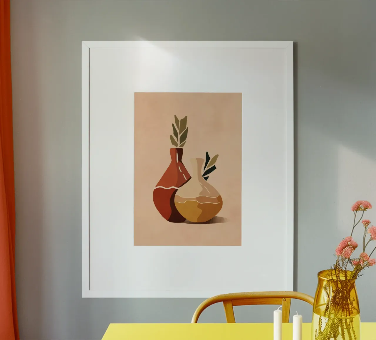 vaso poster da Abstract Botanical Art