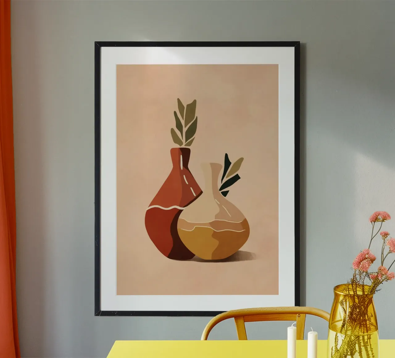 vaso poster da Abstract Botanical Art