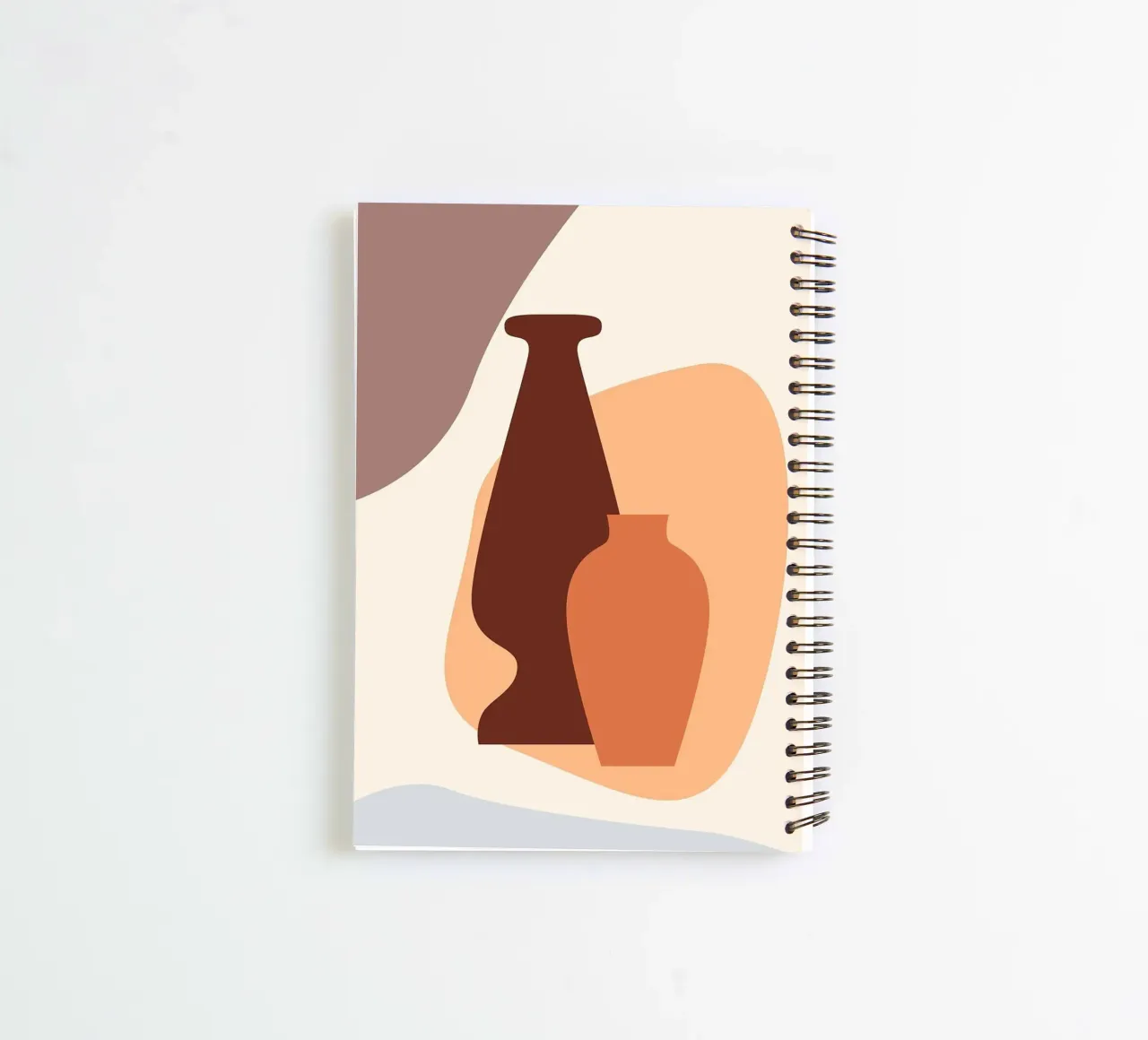 vase spiral notebook by Abstract Botanical Art
