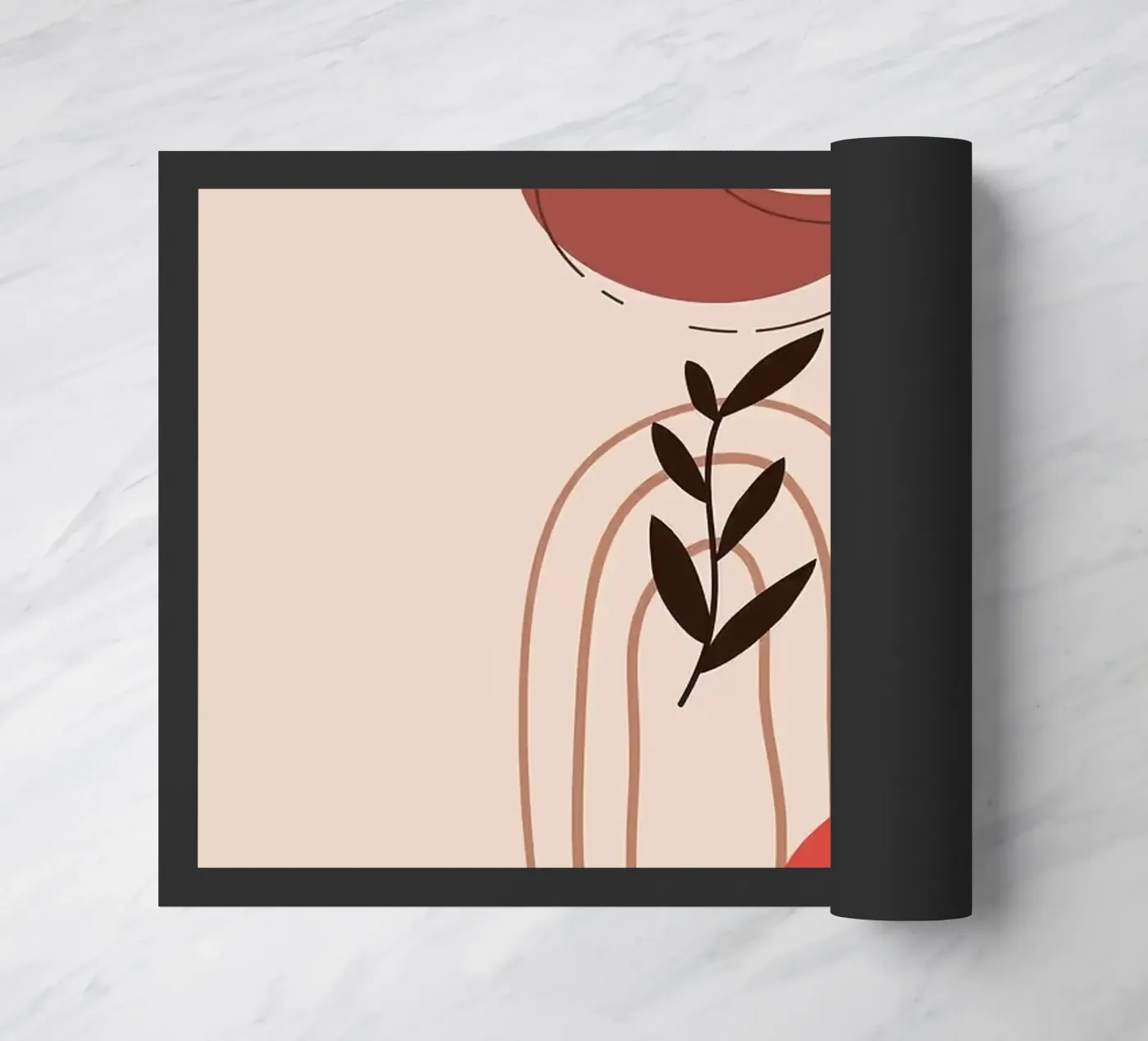 vases Fußmatte von Abstract Botanical Art