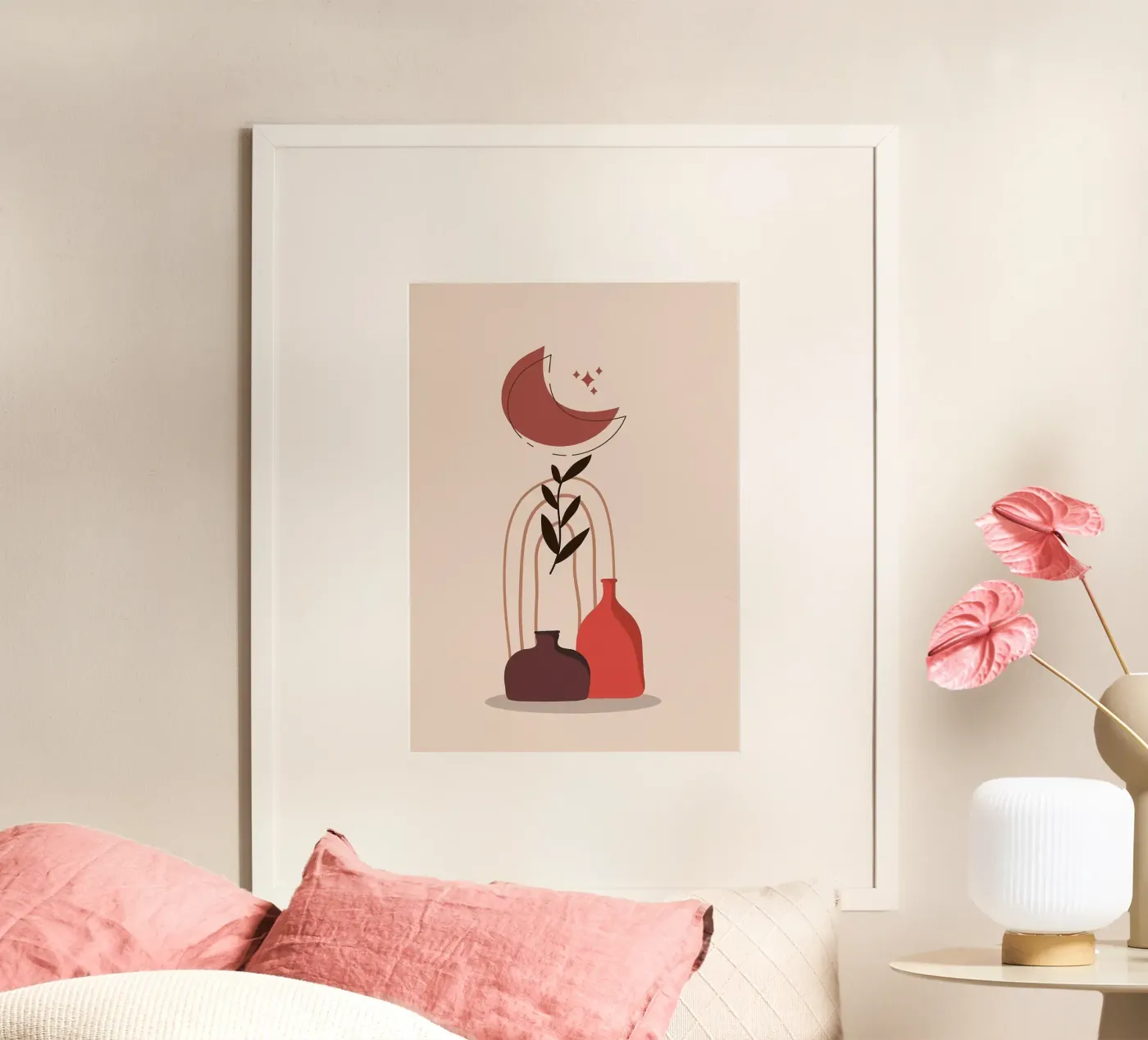 Vasen Poster von Abstract Botanical Art