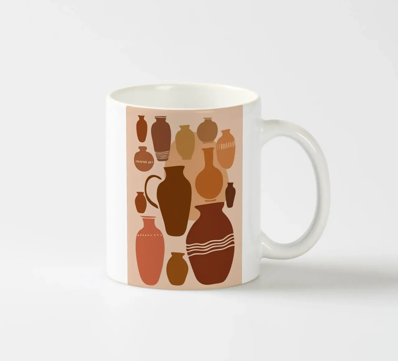 vasi tazza in ceramica da Abstract Botanical Art