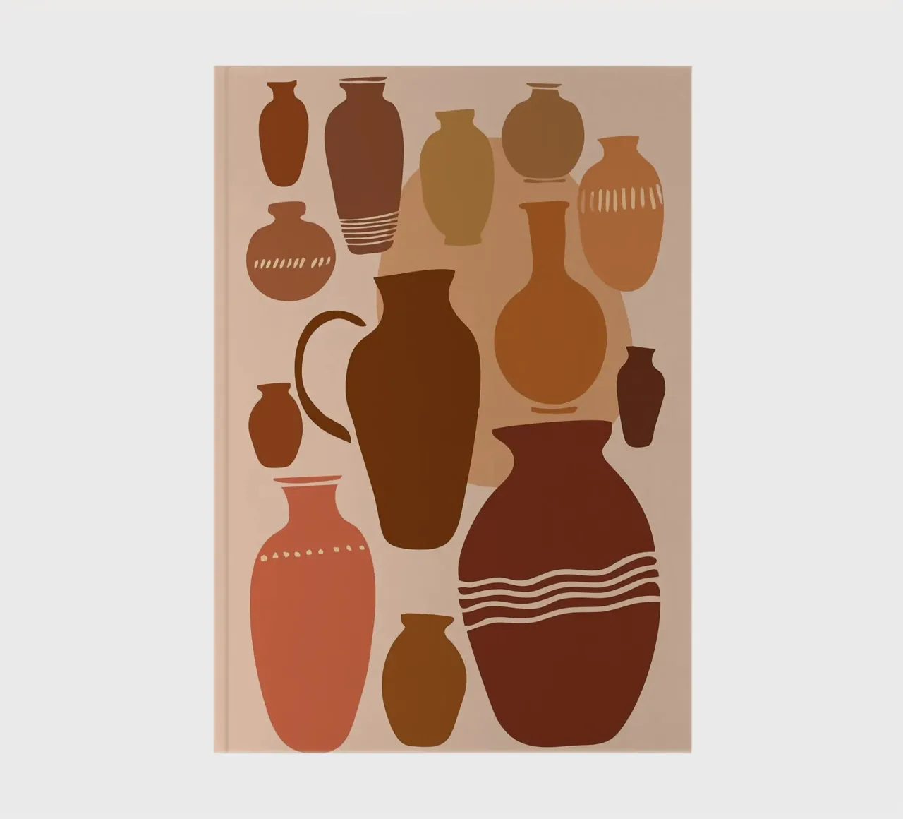 vases notebook by Abstract Botanical Art