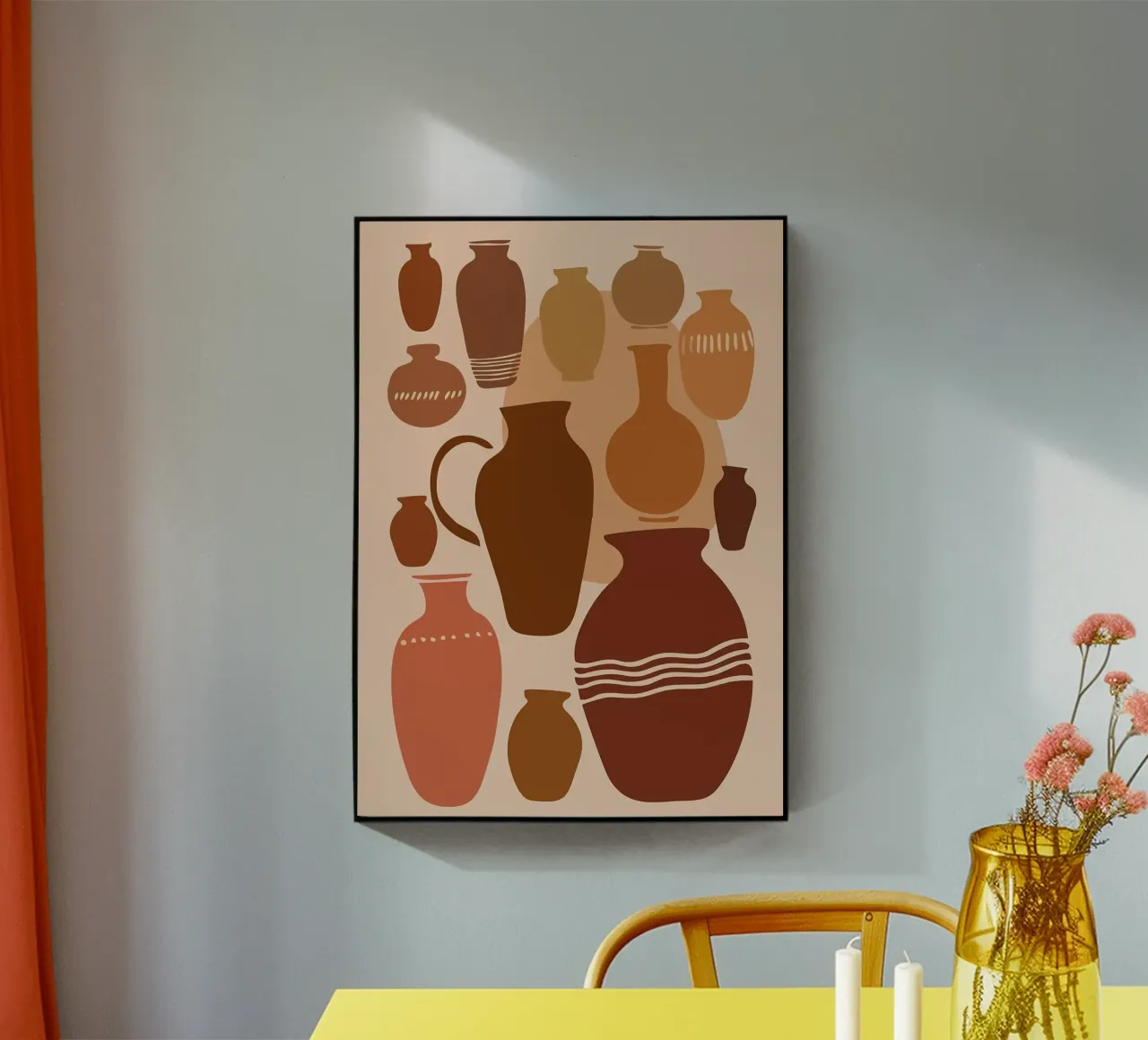 vasi plexiglass da Abstract Botanical Art