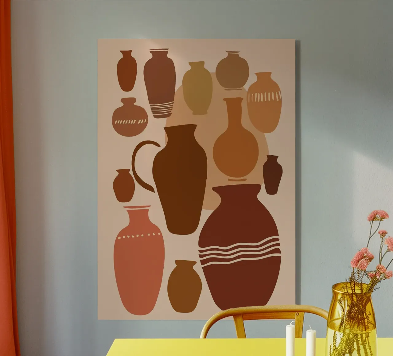 vasi plexiglass da Abstract Botanical Art