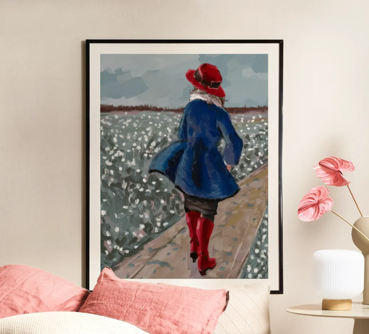 Passeggiata mistica d'inverno poster da Verve Pigments