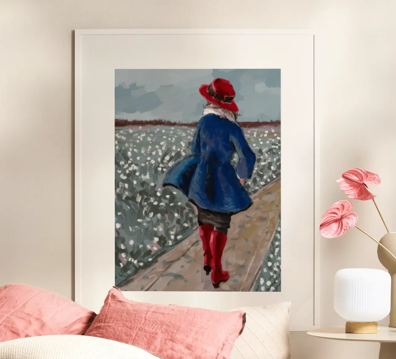 Passeggiata mistica d'inverno poster da Verve Pigments