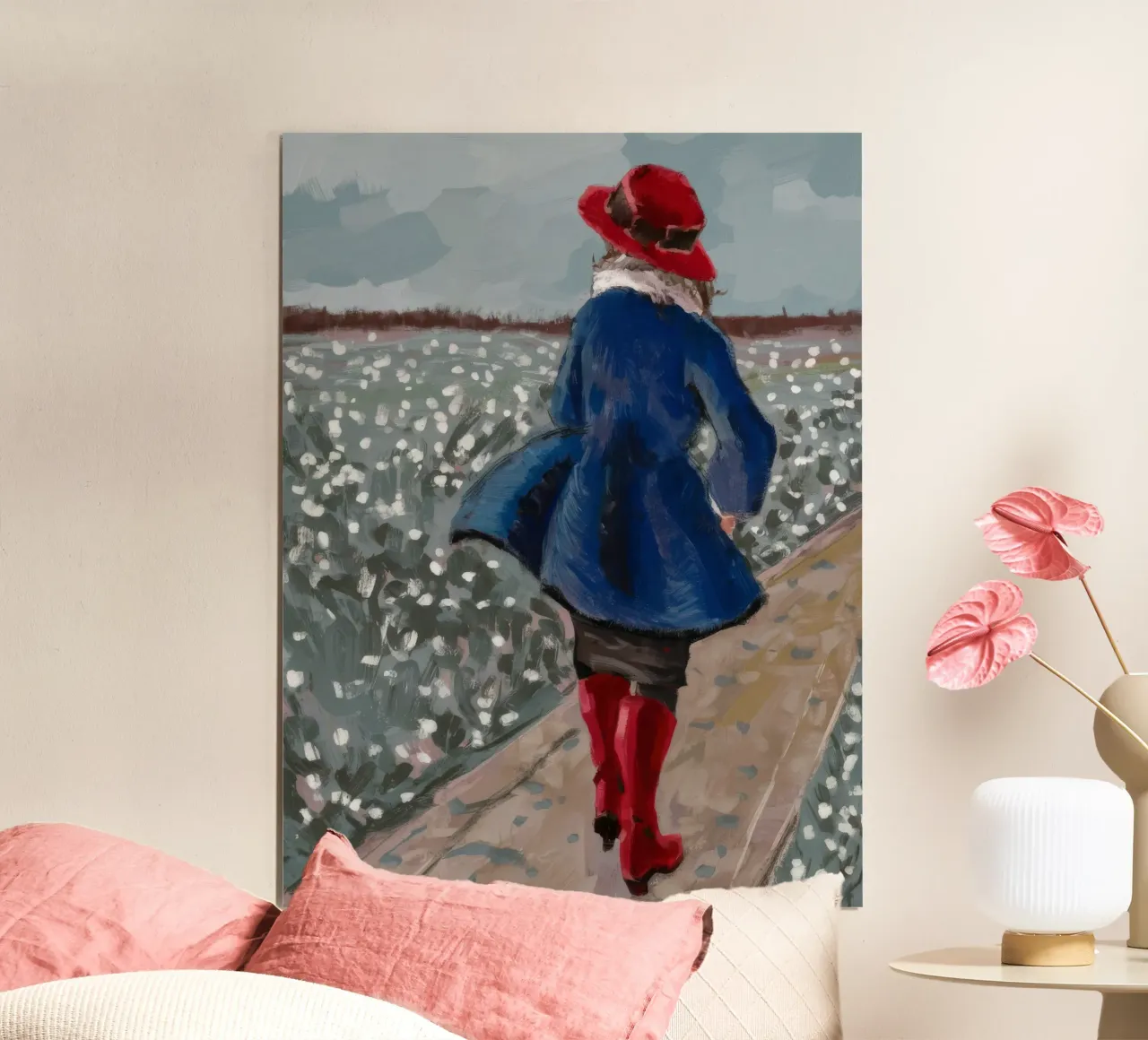 Passeggiata mistica d'inverno poster da Verve Pigments