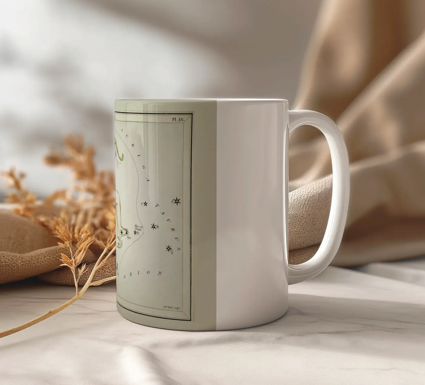 Gemini ceramic mug by Vintage by JUNIQE