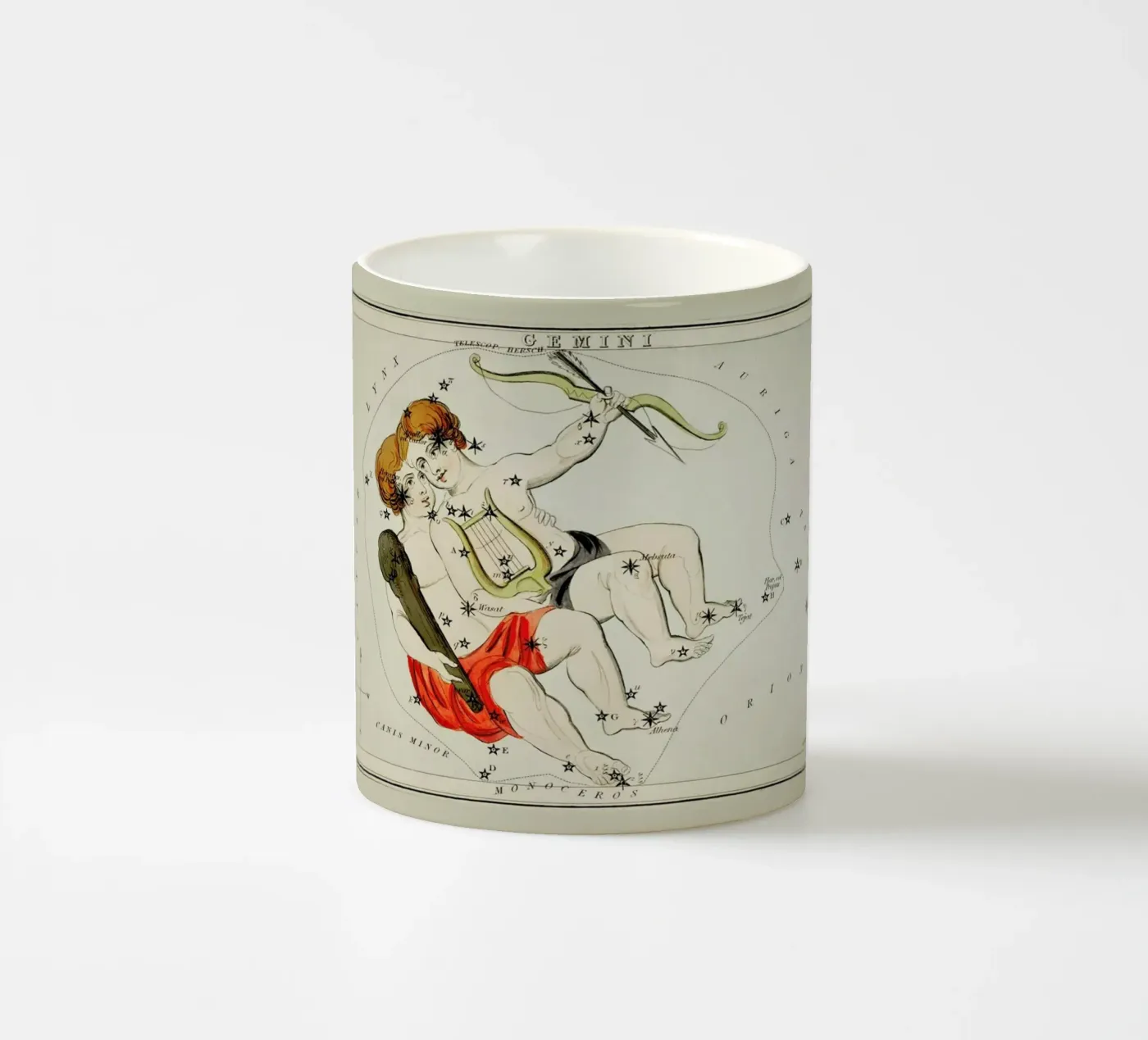 Gemini ceramic mug by Vintage by JUNIQE