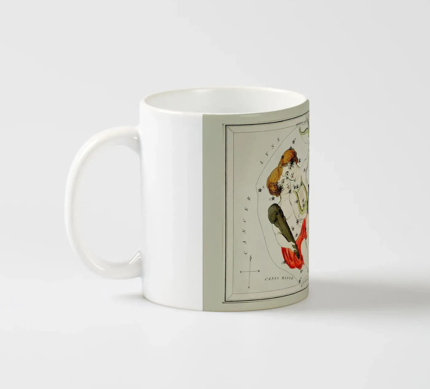 Gemini ceramic mug by Vintage by JUNIQE