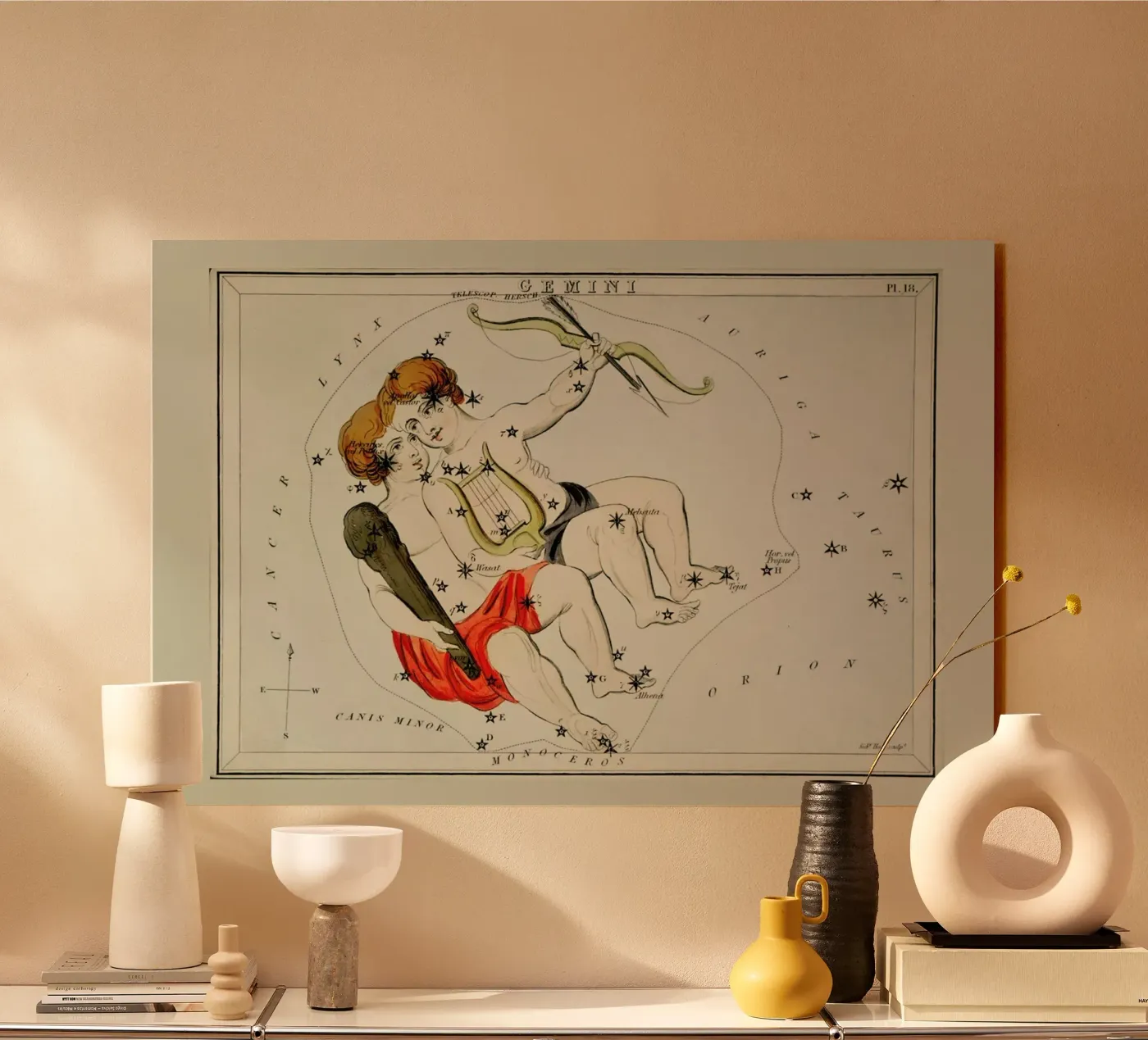 Gemini plexiglas de Vintage by JUNIQE