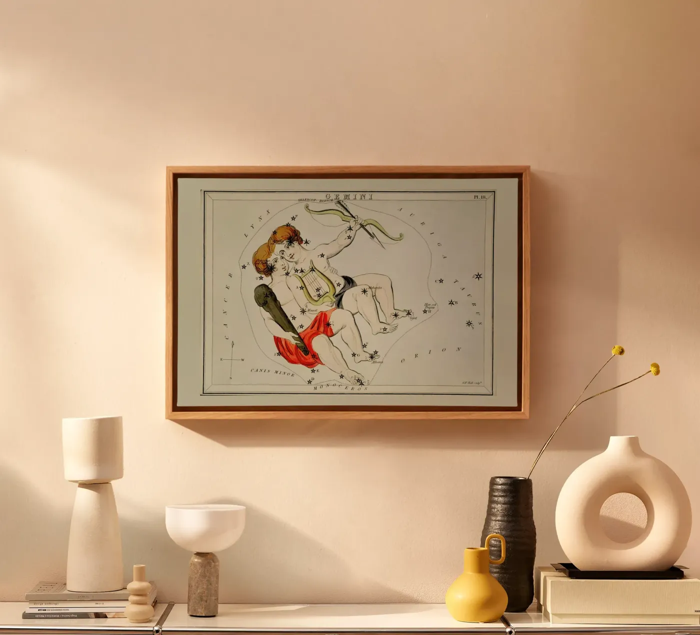 Gemini tela da Vintage by JUNIQE