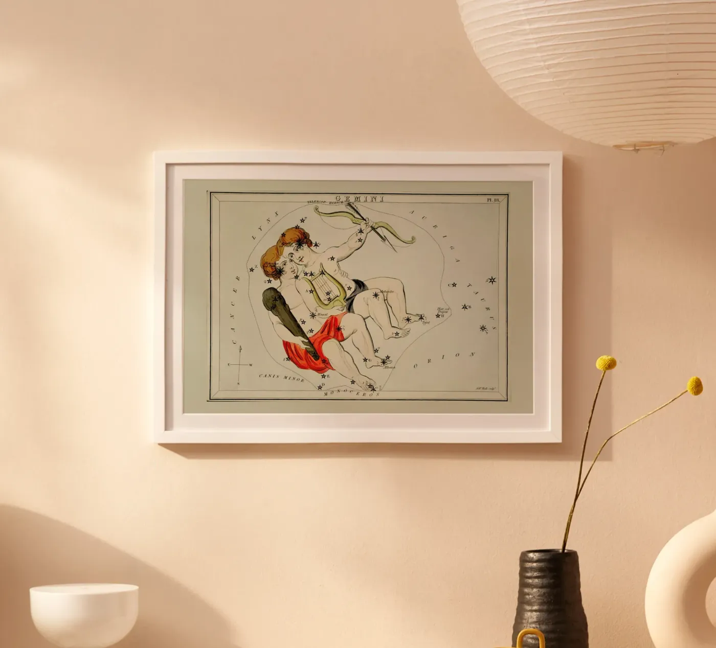 Gemini poster van Vintage by JUNIQE