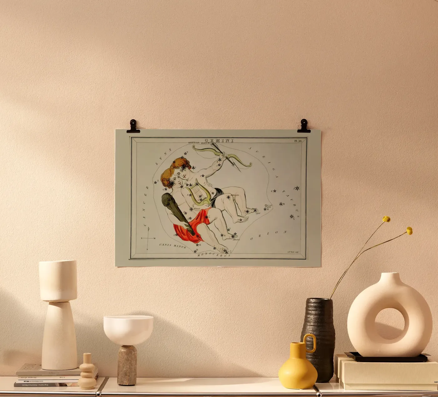 Gemini poster van Vintage by JUNIQE