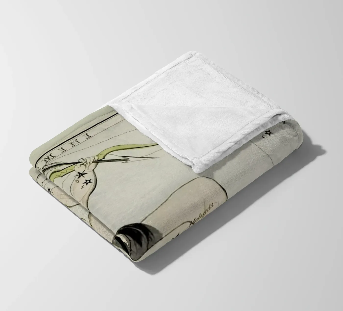 Gemini Fleecedecke von Vintage by JUNIQE