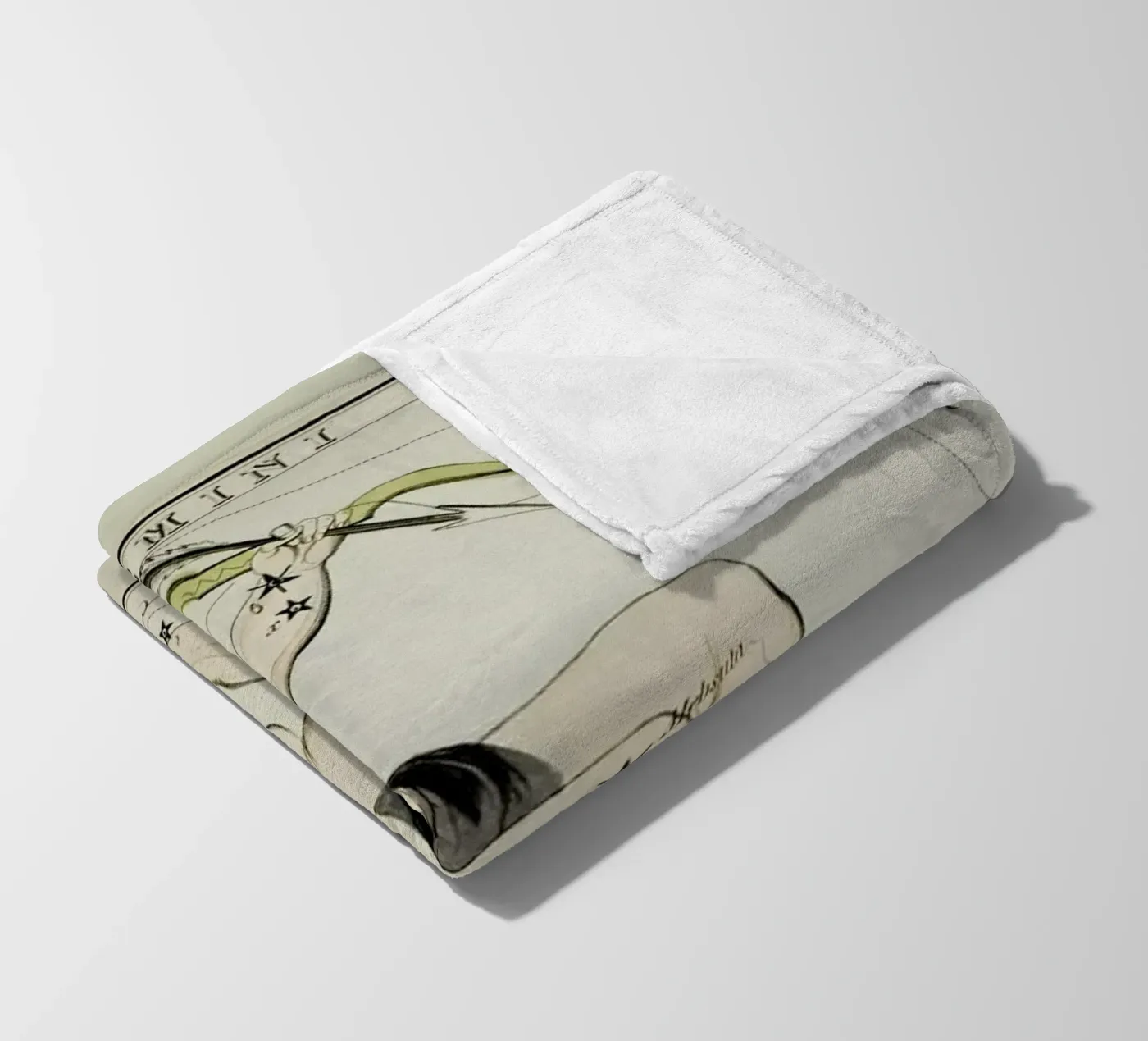 Gemini Fleecedecke von Vintage by JUNIQE