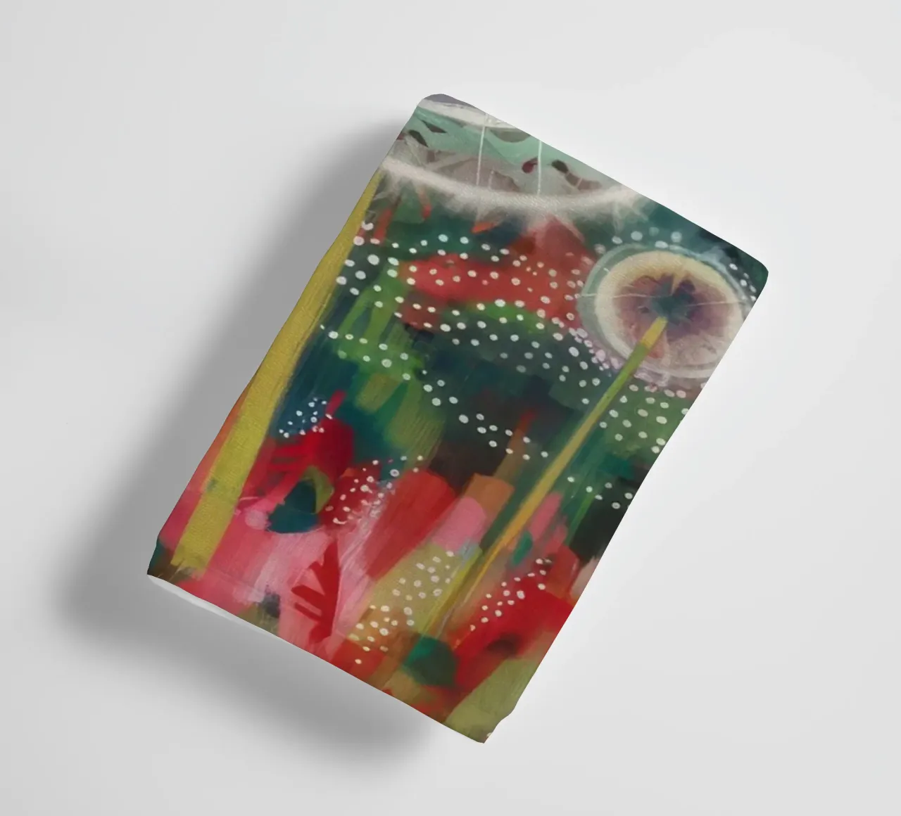 Whimsical Dandelion Dreams towel by Verve Pigments