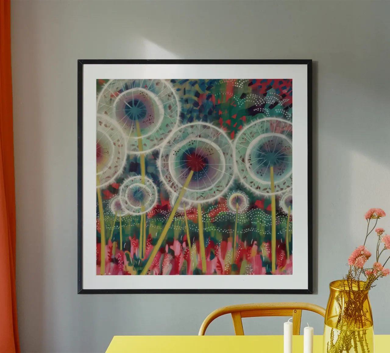 Sueños caprichosos de diente de león hahnemühle de Verve Pigments