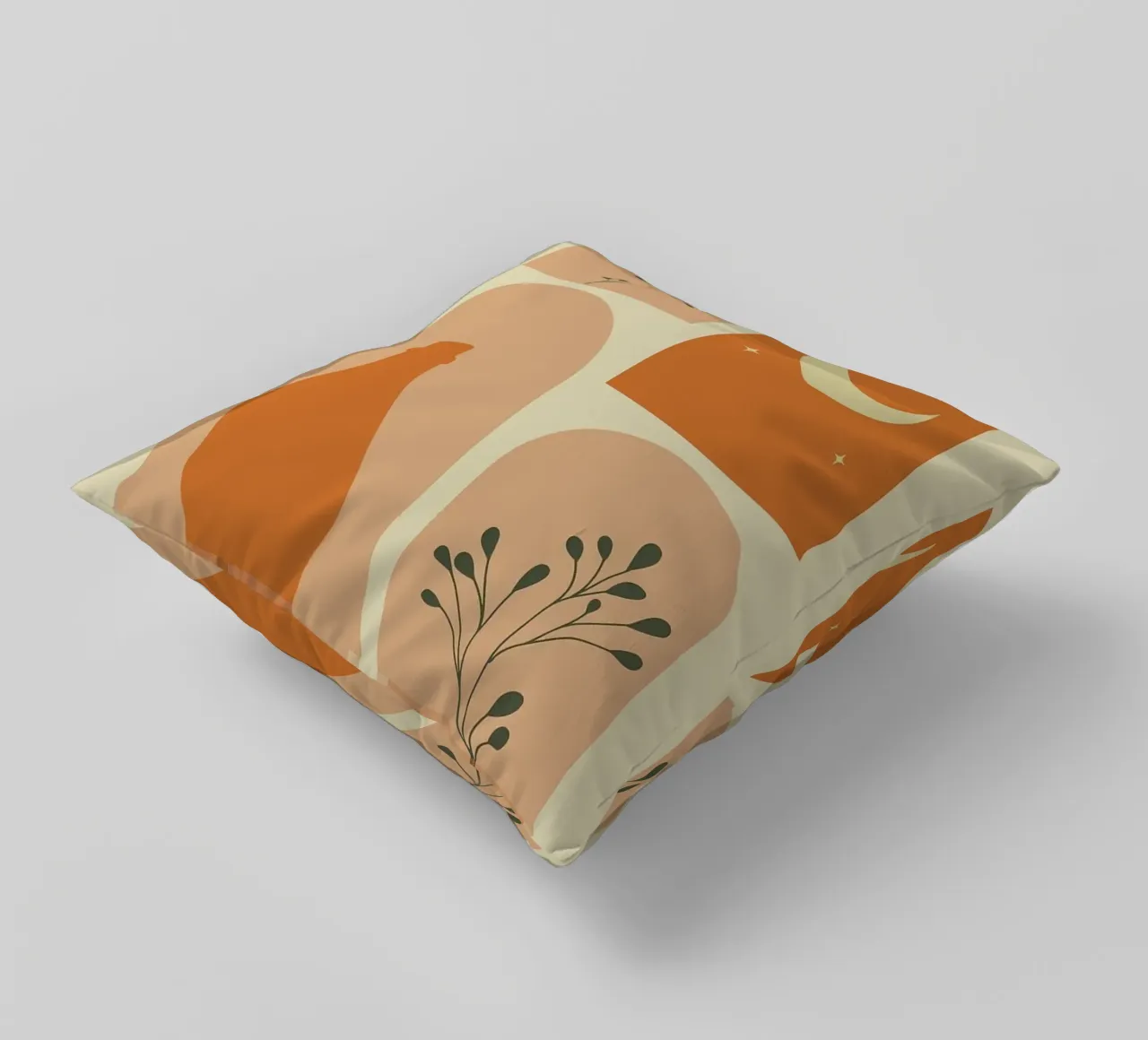 vaso cuscino da Abstract Botanical Art