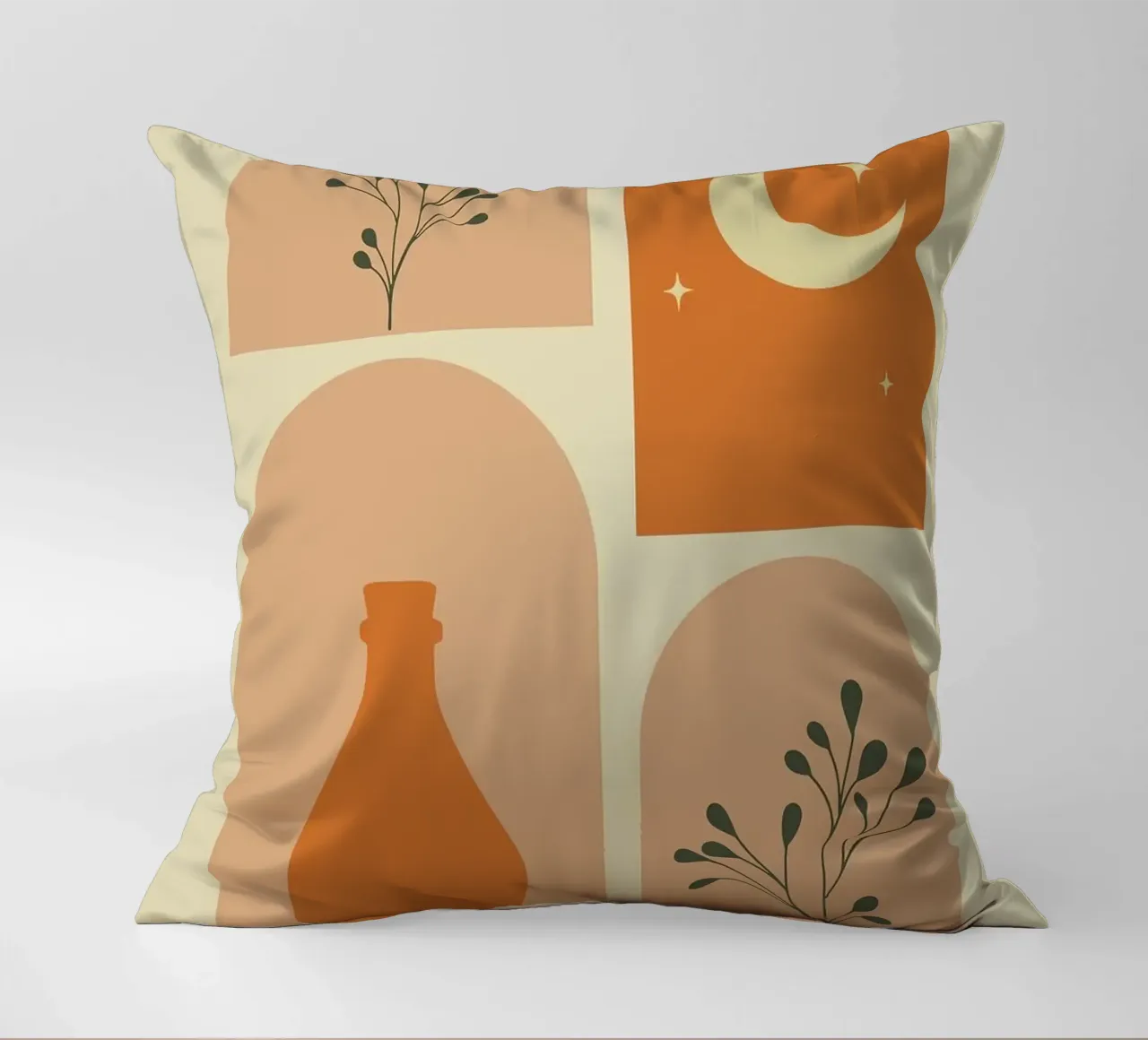 vaso cuscino da Abstract Botanical Art